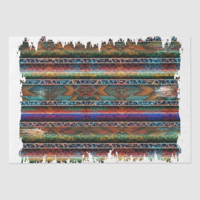 Papel De Seda El diseño de la serie occidental 11 (Anverso)