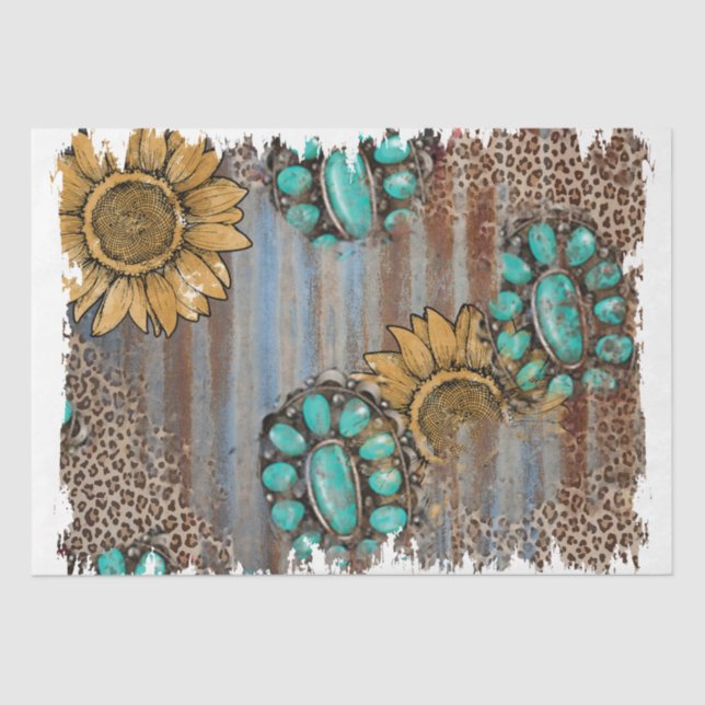 Papel De Seda El diseño de la serie occidental 15 (Anverso)