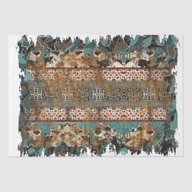 Papel De Seda El diseño de la serie occidental 17 (Anverso)