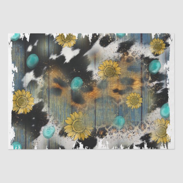 Papel De Seda El diseño de la serie occidental 20 (Anverso)