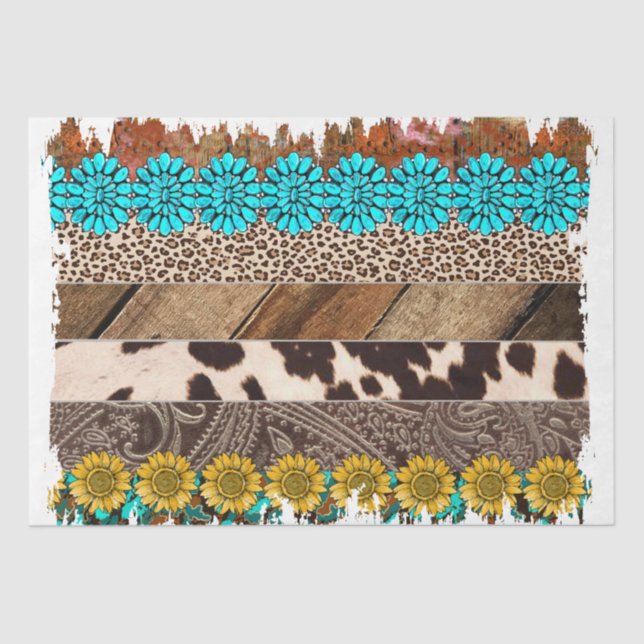 Papel De Seda El diseño de la serie occidental 23 (Anverso)