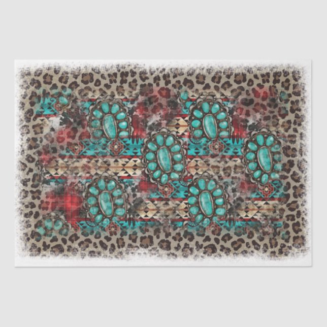 Papel De Seda El diseño de la serie occidental 24 (Anverso)