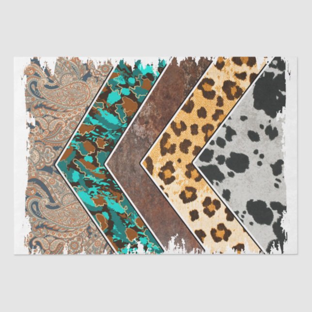 Papel De Seda El diseño de la serie occidental 25 (Anverso)