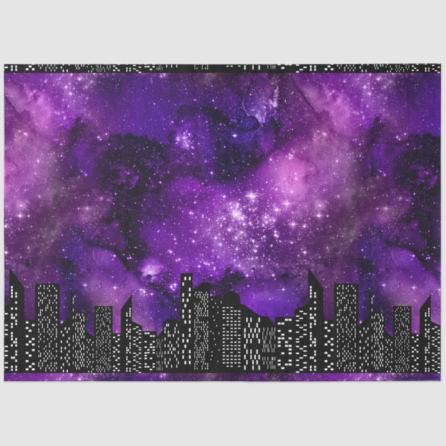 Papel De Seda El diseño de la serie Starry Skyline 6 (Anverso)