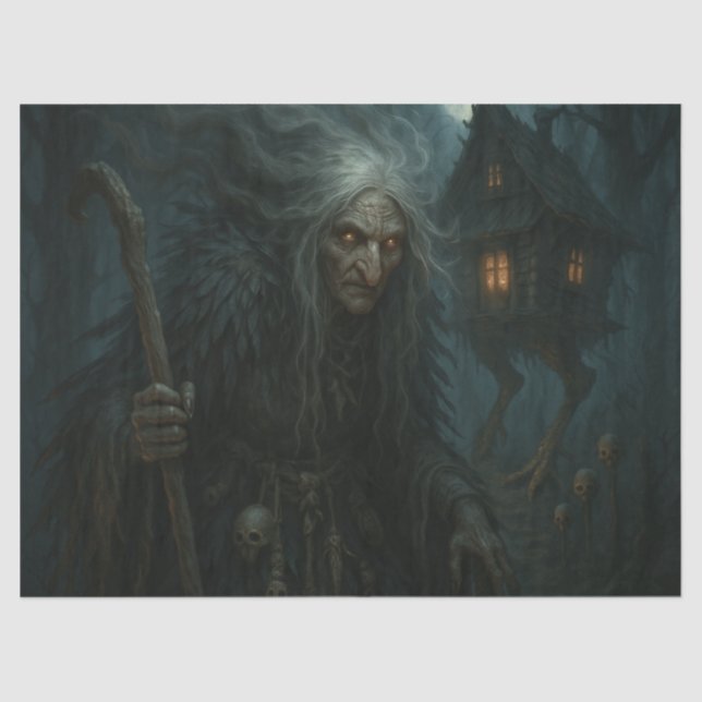 Papel De Seda El encantado bosque de Baba Yaga (Anverso)