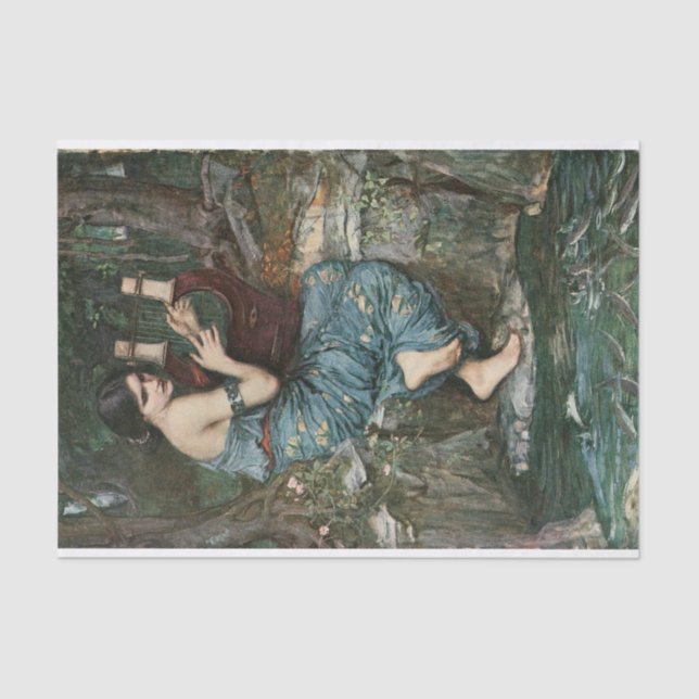 Papel De Seda El encanto de John William Waterhouse Decoupage (Anverso)