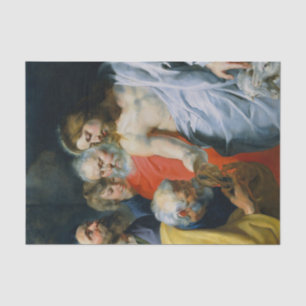 Papel De Seda El encargo de Cristo a Pedro por Peter Paul Rubens