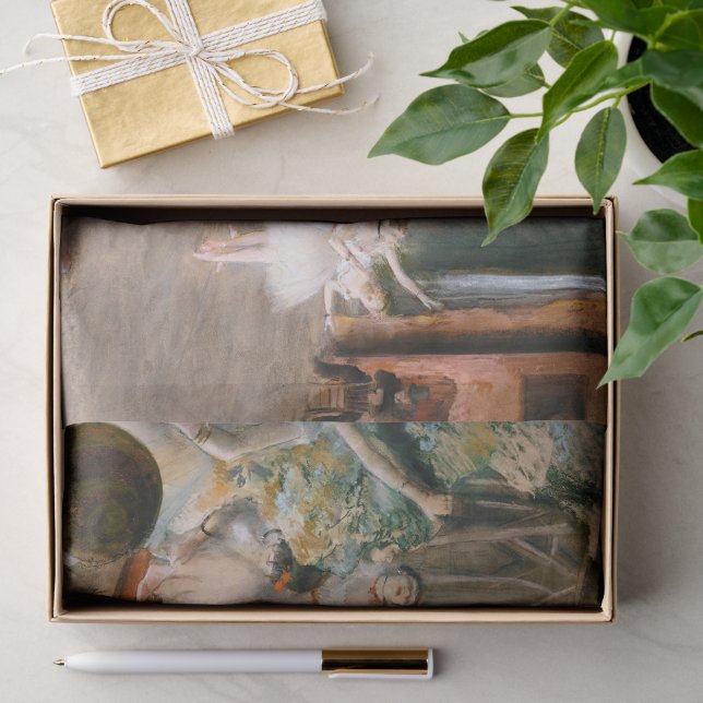 Papel De Seda El Ensayo Sobre el Escenario de Edgar Degas (Regalo )