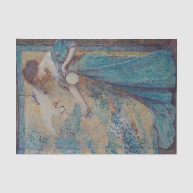 Papel De Seda El espejo de Robert Reid (Anverso)