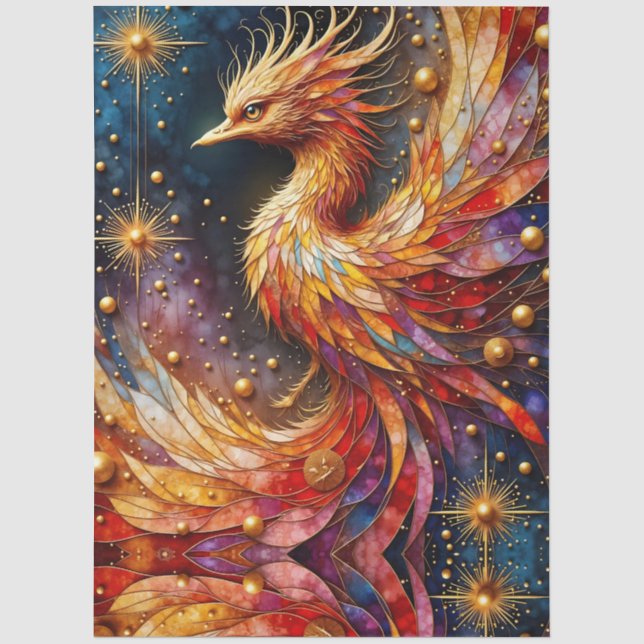 Papel De Seda El Fénix en las Estrellas (Anverso)