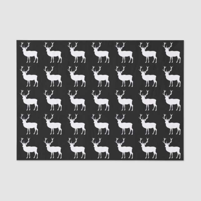 Papel De Seda El fiesta de soltero blanco y negro del fiesta de (Anverso)