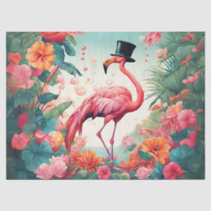 Papel De Seda El Flamenco de la Fiesta Después