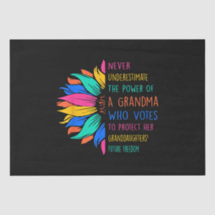 Papel De Seda El girasol nunca subestima el poder de la abuela
