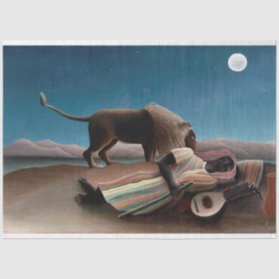 Papel De Seda El gitano durmiente, Henri Rousseau