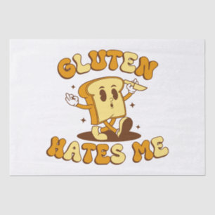 Papel De Seda El gluten me odia