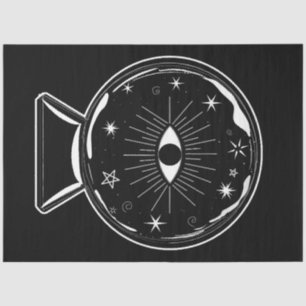 Papel De Seda El grito de la bola de cristal mágico viendo los o