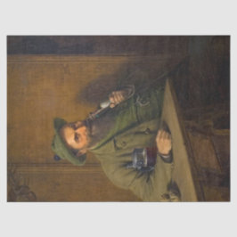 Papel De Seda El guardabosques (por Eduard von Grützner)