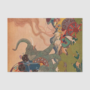 Papel De Seda “El guerrero de perlas” de Edmund Dulac