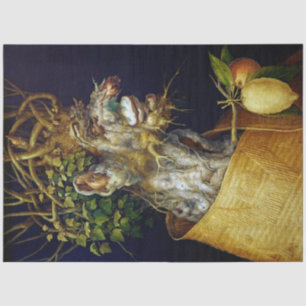 Papel De Seda El invierno, Arcimboldo