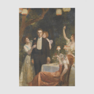 Papel De Seda El jardín de Armida (por John Collier)