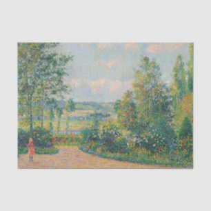Papel De Seda El jardín de Octave Mirbeau (por Camille Pissarro)