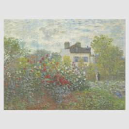 Papel De Seda El jardín del artista en Argenteuil, por Monet