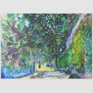 Papel De Seda El jardín en el asilo de Saint-Rémy, Van Gogh
