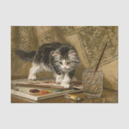 Papel De Seda El joven artista de Henriette Ronner-Knip