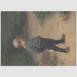 Papel De Seda El joven biólogo con rana (de Paul Peel)