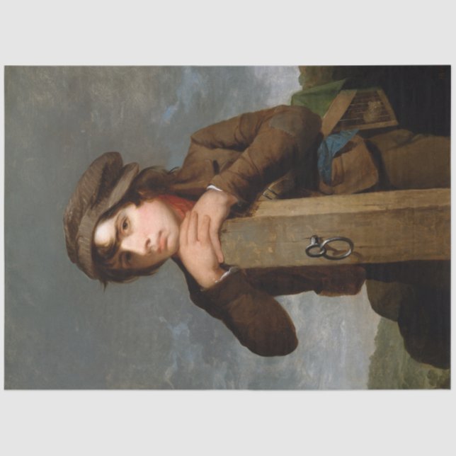 Papel De Seda El joven tinerante (de James Henry Beard) (Anverso)