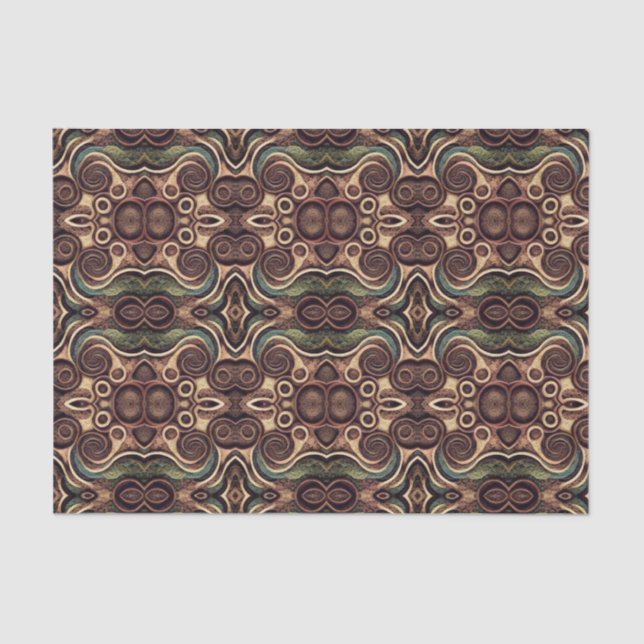 Papel De Seda El Kaleidoscopio de la Tierra (Anverso)