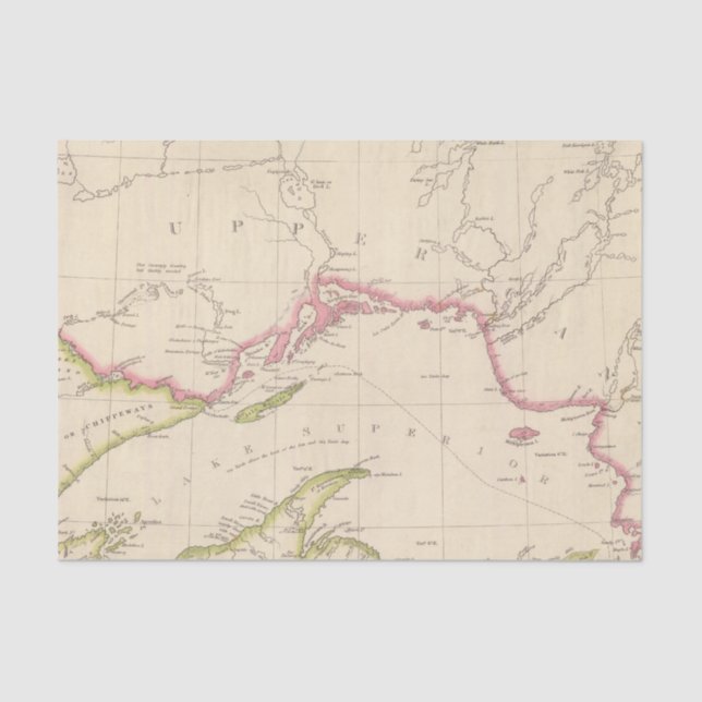 Papel De Seda El lago Superior (Anverso)