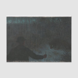 Papel De Seda El líder de Ash y el lobo