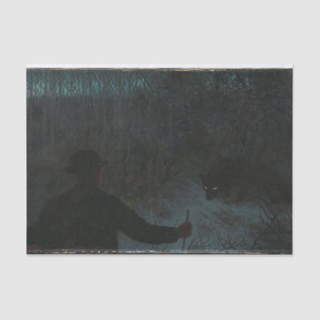 Papel De Seda El líder de Ash y el lobo (Anverso)