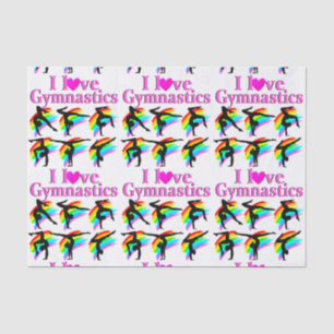 PAPEL DE SEDA EL LLUVIA ROSA ME ENCANTA EL DISEÑO DE GIMNASTICAS