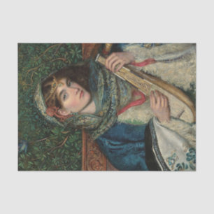 Papel De Seda El Mandolin de James Smetham
