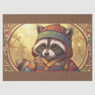 Papel De Seda El mapache más vestido de China