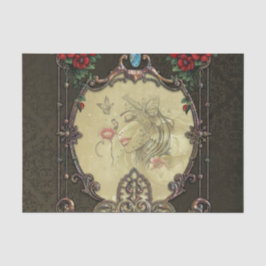 Papel De Seda El marco ostenta un diseño opulento