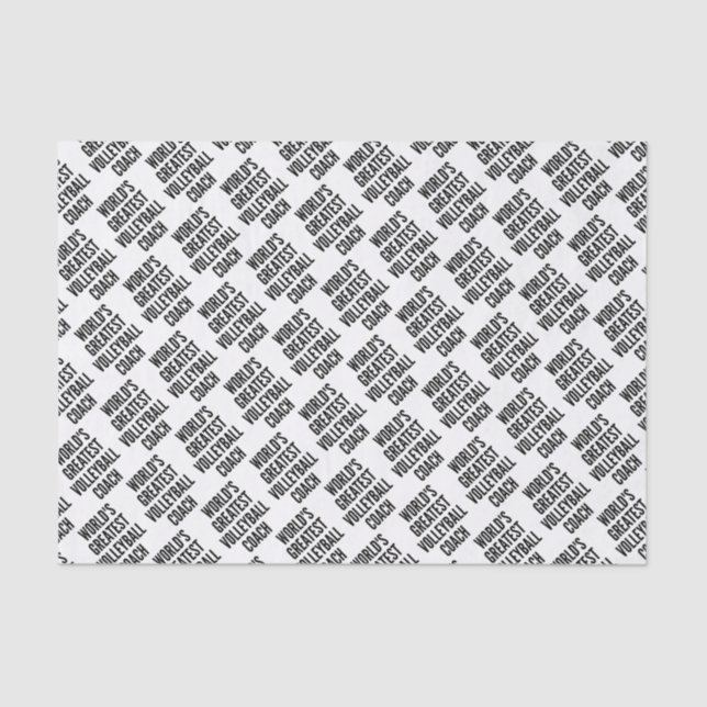 Papel De Seda El mejor entrenador de voleibol del mundo (Anverso)