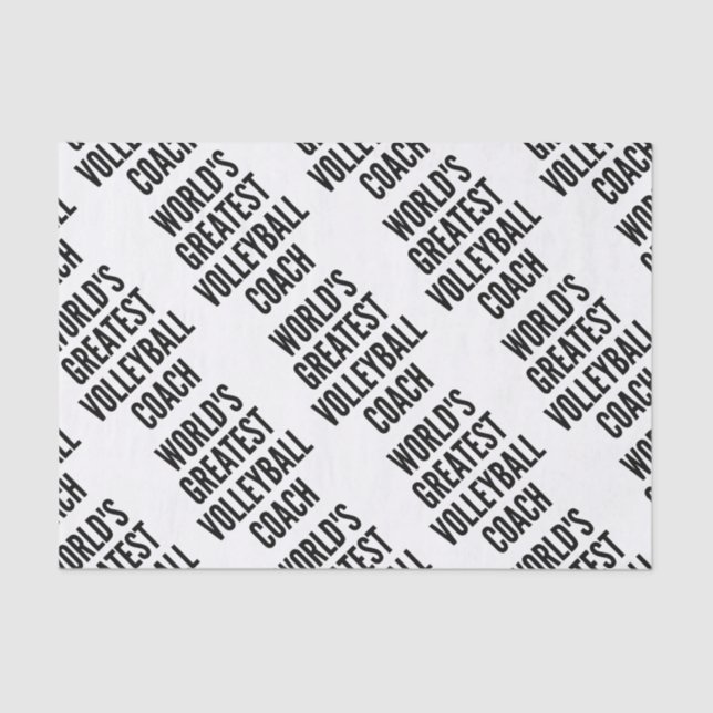 Papel De Seda El mejor entrenador de voleibol del mundo (Anverso)