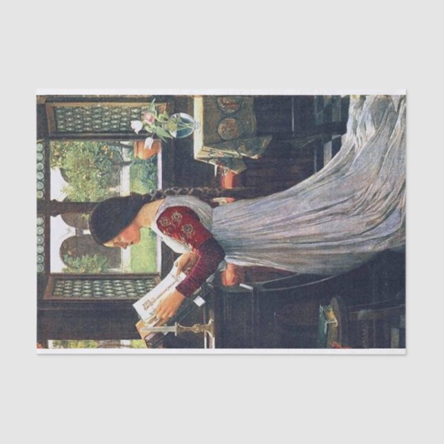 Papel De Seda El misal, por John William Waterhouse Decoupage (Anverso)