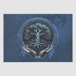 Papel De Seda El místico árbol celta de la vida