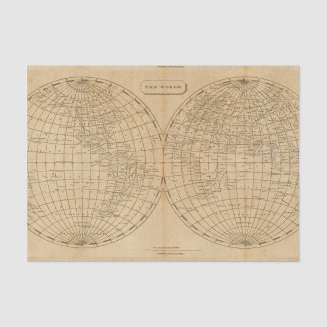 Papel De Seda El mundo 4 (Anverso)