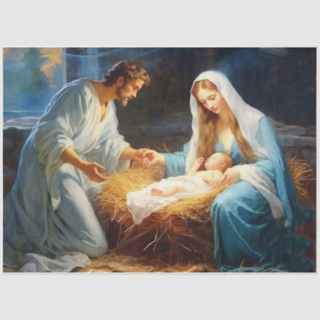 Papel De Seda El nacimiento de los salvadores (Anverso)