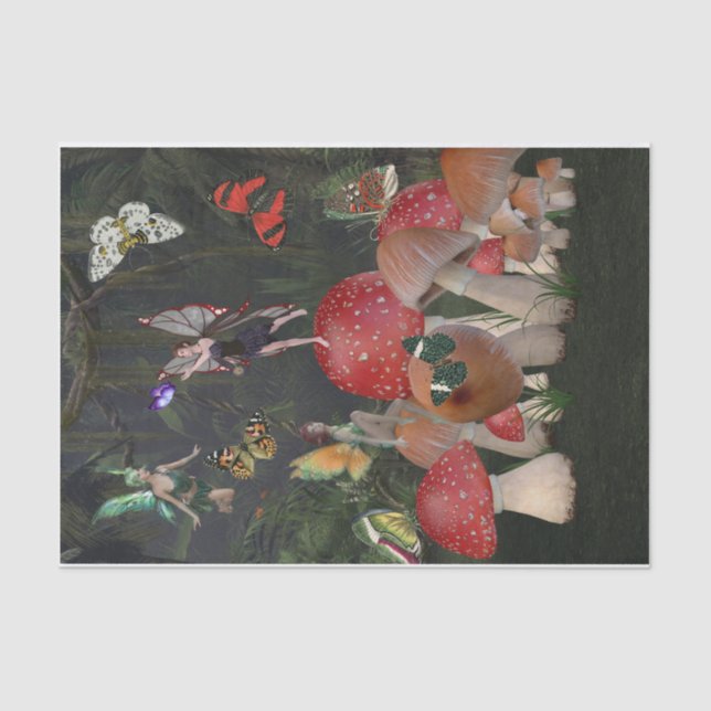 Papel De Seda El nacimiento de una mariposa (Anverso)