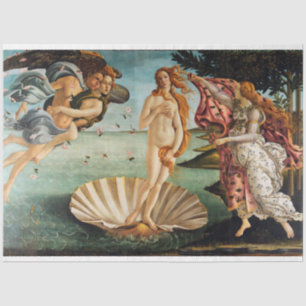 Papel De Seda El nacimiento de Venus, Sandro Botticelli, 1485