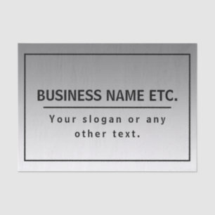 Papel De Seda El nombre de su empresa o marca, etc. 