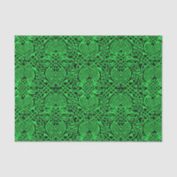 El nudo celta en verde y negro