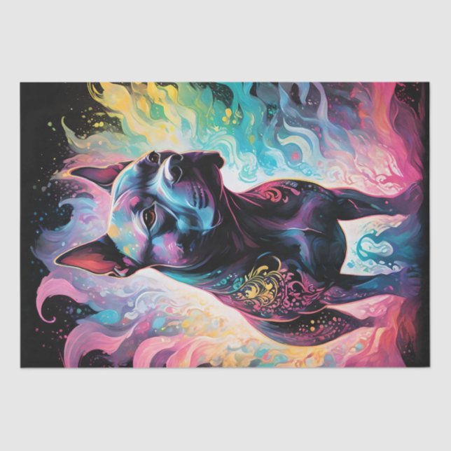 Papel De Seda El orinal luminoso: un Staffordshire holográfico (Anverso)