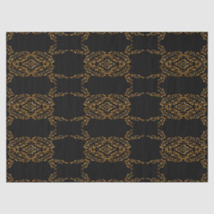 Papel De Seda El oro florece en el diseño abstracto